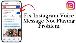 How to Fix Instagram Voice Message Not Playing Problem | Instagram Audio Issue Solved