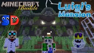 Luigi's Mansion in MINECRAFT! I Entire Mansion Walkthrough I Characters + Soundeffects