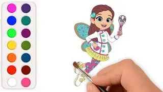 How to draw and color Butterbean's Cafe Butterbean