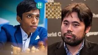 PRAGG CREATES A MINIATURE AGAINST HIKARU ||R.PRAGGNANANDHAA VS HIKARU NAKAMURA || NORWAY CHESS 2024