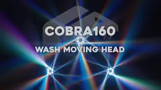BeamZ Cobra 160 Spot 100W Moving Head with 6x 10W B-Eye
