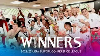 West Ham Dressing Room Celebrations | UEFA Europa Conference League Final | Fiorentina 1-2 West Ham