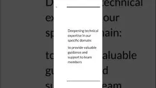 Career goals for Team Leads 