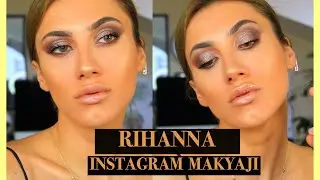 Rihanna Instagram Makyajı I Bronz, Işıltılı