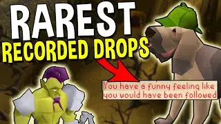 These are the Rarest Drops Recorded in Oldschool Runescape! #6 [OSRS]