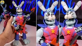 GLAMROCK BONNIE😱😱(FNAF SECURITY BREACH RUIN) PORCELAIN FIGURE