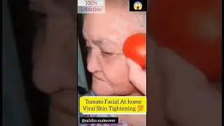 🔥Tomato Facial At Home/Get Bright Glowing Skin Instantly ll 