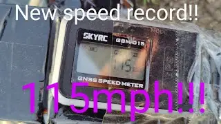 I set a new personal record with my low wing V tail. fastest diy airplane. #rcairplanes