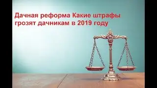 Дачная реформа. Какие штрафы грозят дачникам в 2019 году