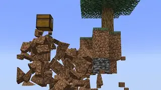 I added real life physics to skyblock