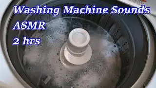 WASHING MACHINE SOUNDS ASMR 2 hrs. For SLEEP, Study, Relax. To Repeat Loop the Video in settings.