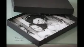 Coffee Table Album by Helen Jones Photography with photographic lay flat paper