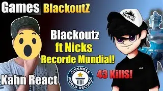 43 KILLS DUO POP UP CUP RECORDE MUNDIAL (WORLD RECORD) W7M BLACKOUTZ & NICKS | React/Reação