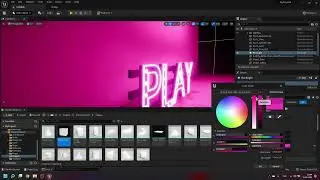 Unreal Engine 5 Tutorials | Making a simple scene with emission light