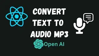 Implement OpenAI Text to Speech API in React & Node – Step-by-Step Guide