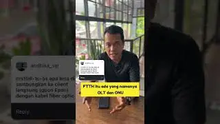 CRS MikroTik pengganti ONU untuk jaringan Fiber Optic EPON atau GPON