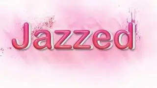 glowing 3D text effect