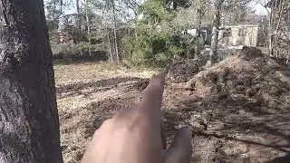 Отсыпка и поднятие участка песком, Рощино мини экскаватор