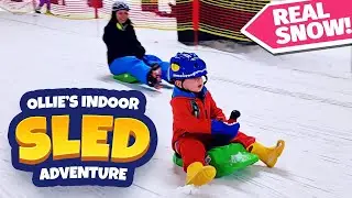 Toddler Sledging at Snozone | Ollie's Adventures