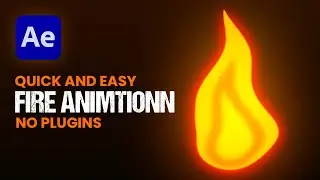 Fire Animation after effect Tutorial I Very Simple