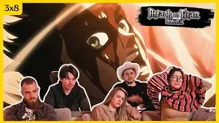 Biggest Titan Yet! Attack on Titan Season 3x8 Reaction & Review