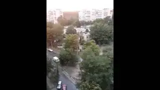 Дождь. Замедленная съемка. Samsung S7.