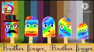 Rainbow IceCream Finger Family