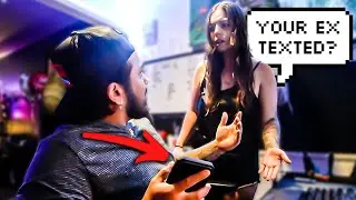 My Ex Texted Me Prank on Girlfriend!