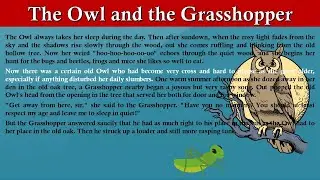 The Owl and the Grasshopper