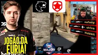 Furia vs Gambit (Inferno - Mapa 1 MD3) PLAYOFFS MAJOR 2021 - Transmissão Gaules