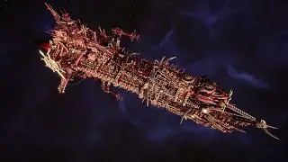World Eaters vs Space Marines - Skalgrim Mod - Massive Battle - Battlefleet Gothic Armada 2