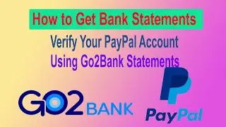 How to Get Bank statement for PayPal verification | go2bank Statements FREE | USA Bank