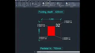 How to show  coordinates in autocad with lips