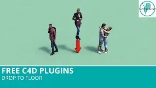 Free C4D Plugins: Drop to Floor