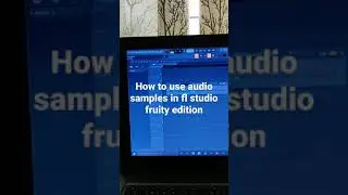 how to use audio samples in fl studio fruity edition !