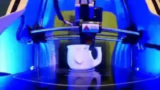 Robo 3D printing a fish cup