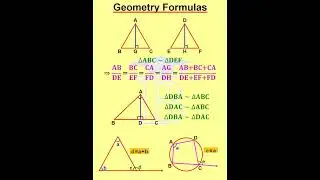 Geometry Formulas