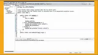 Java Finally block try catch finally Exception Handling in Java  2 Java Tutorial 37