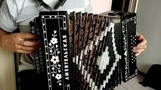 Гармонь любительская, До мажор, цельная планка.