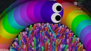 Joguei Slither io e quase bati meu recorde!!