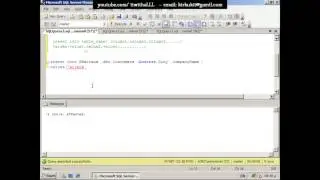 الدرس الثالث - اساسيات SQL Server 2008 R2 - استخدام insert into - جزء 7