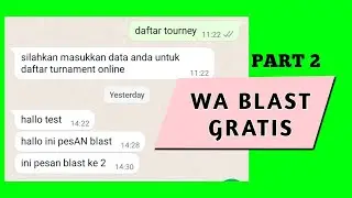 CARA PASANG SC BOT WHATSAPP DI LAPTOP Part2 WA blast