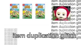 ITEM DUPLICATION GLITCH /////// Animal Crossing New Horizons