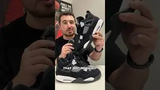 Trying the Jordan 4 “White Thunder”🌩️