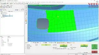 Hypermesh | Plastic Meshing | Auto MidMesh tool 2/2