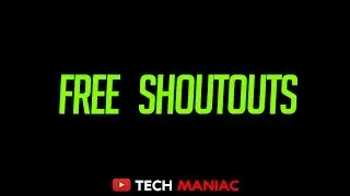 The Shoutouts of the Week | #1 | FREE SHOUTOUTS..!!