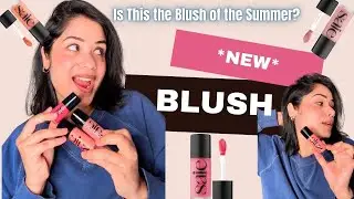 *NEW* SAIE DEW BLUSH REVIEW 🌸 | GLOWY GLASS LIKE FINISH?! MAKEUP REVIEW