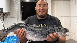 НАГЛЯДНО КАК РАЗДЕЛАТЬ ЛОСОСЯ 👨‍🍳👌 