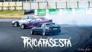 BMW e36 drifting on polygon l Tandem drift l e30 V8