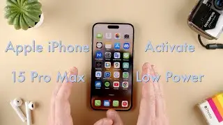 How to Turn On Low Power on the Apple iPhone 15 || Apple iPhone 15 Pro Max